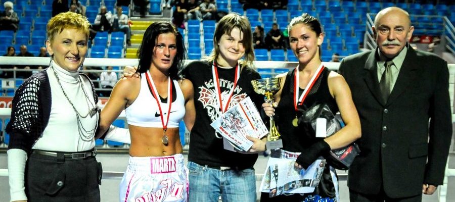 Mistrzostwa Polski Muay Thai Płock 2010. Medalistki kategorii 54kg