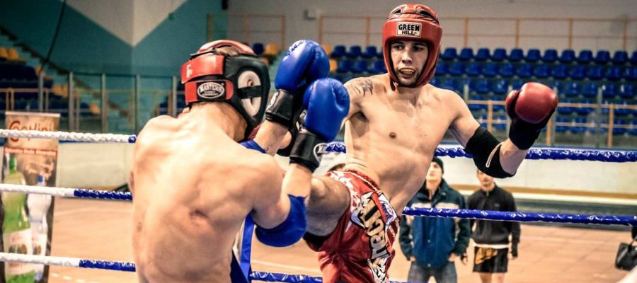 Mistrzostwa Polski Muay Thai Oriental Rules Krynica 2012. Middle Kick Alka Kowalińskiego