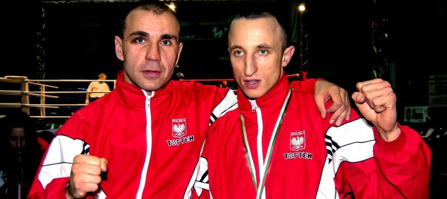 Mistrzostwa Świata Muay Thai Burgas 2008. Janusz Janowski i Patryk Grudniewski