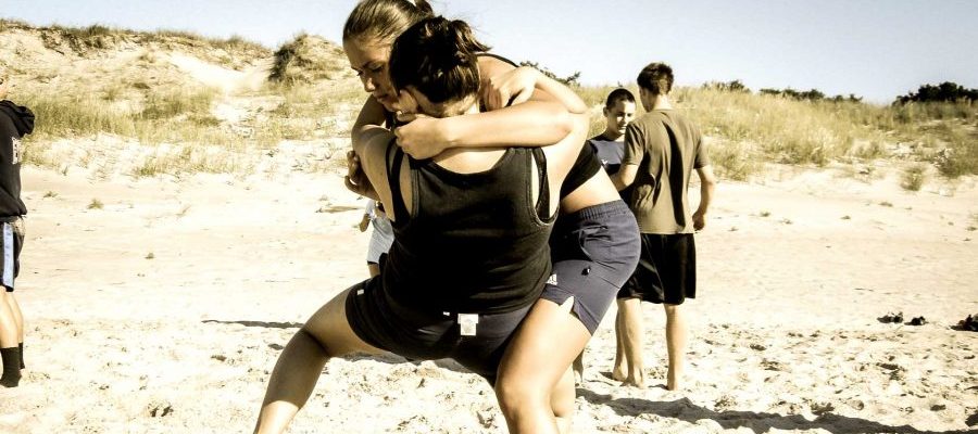 Obóz Muay Thai Łazy 2008. Trening rzutów