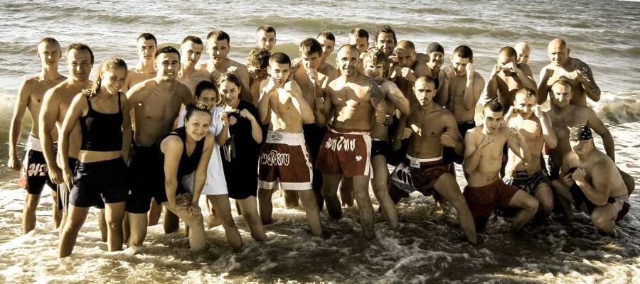 Obóz Muay Thai Łazy 2008. Zdjęcie pamiątkowe