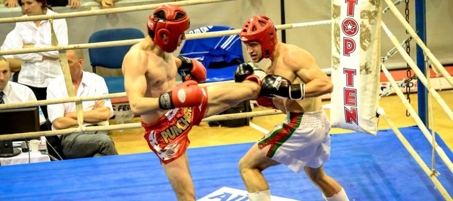 Puchar Świata w Kickboxingu Szeged 2013. Middle-kick Marcina Kreta